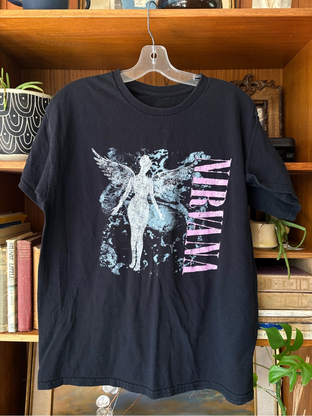 Nirvana Black Band Tee L